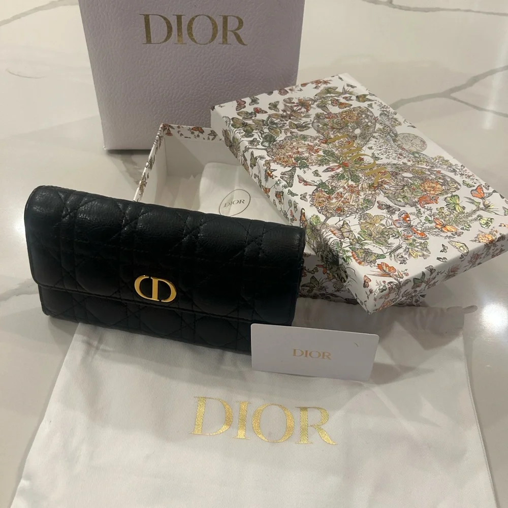 Dior Caro Long Wallet